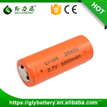 GLE 26650 3,7 V 5000 mAh Li-Ion Akku Taschenlampe Ersatz Lithium-Batterie